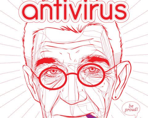 antivirus magazine No 50 cover Giannis boutaris