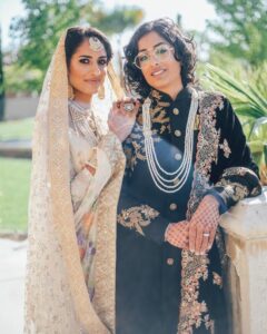 Η Bianca Maieli και η σύζυγός της Saima Ahmad, Instagram/@sennaahmad