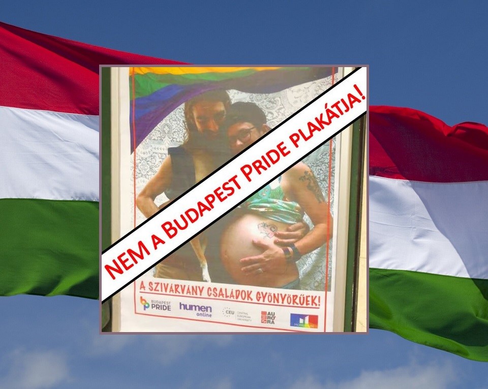 Ψεύτικες αφίσες, Βουδαπέστη, Budapest Pride, Ουγγαρία