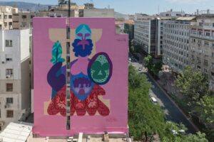 Δύο νέες τοιχογραφίες στην Αθήνα από την Στέγη του Ιδρύματος Ωνάση